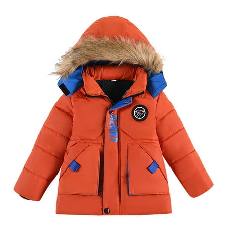 

Frostluinai Winter Coats for Kids with Hoods Baby Clothes Winter Coats Light Puffer Jacket Keep Warm Cotton Clothes Thick Coat for Baby Boys Girls Infants Toddlers