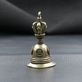 thumbnail image 6 of Yesbay Old Bronze Bell Finely Build Decorative Compact Decorate Non-deforming Antique Brass Pendant for Living Room, 6 of 8