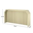 thumbnail image 3 of Techmilly 55.9" Fluted Sofa Console Table Behind Couch, Modern Vintage Fluted Entryway Table for Living Room, Hallway,Entry,Light Natural Wood, 3 of 9