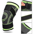 thumbnail image 3 of Par de Rodilleras Elásticas De Compresión Correr Gym verde Chico Genérico Rodillera de Compresión, 3 of 8