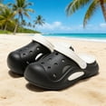 thumbnail image 2 of Krdevn Kids' Solid Color Clogs Lightweight Breathable Hollow Out Non-Slip Summer Beach Slip-On Casual Sandals,Sizes 2.5-3 Years, 2 of 4