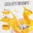 thumbnail image 3 of Portable Blender - ZGEER - Mini USB Rechargeable Blender - 1200 mAh - Compact - Multifunctional, 3 of 4