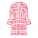 thumbnail image 3 of ICHUANYI Clearance Fashion Women's Spring And Summer Casual V-neck Three-quarter Sleeve Print Dress(Pink, XL) ICHUANYI WER2023080914470, 3 of 5