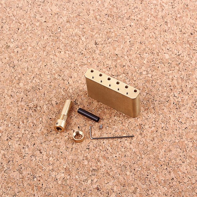 stanreset Trémolo Bloc GAQ405 74mm Compatible Usure Résistant Blocs Pont Électrique Musical Main Dureté Bar Dureté Bass GAQ406