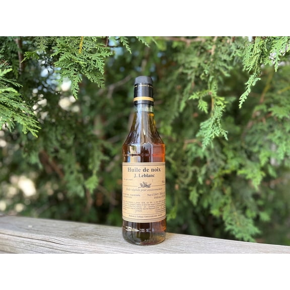 Le Blanc Artisan Walnut Cooking Oil – French Granite-Mill Pressed, Toasted Walnut Flavor, 16 fl oz