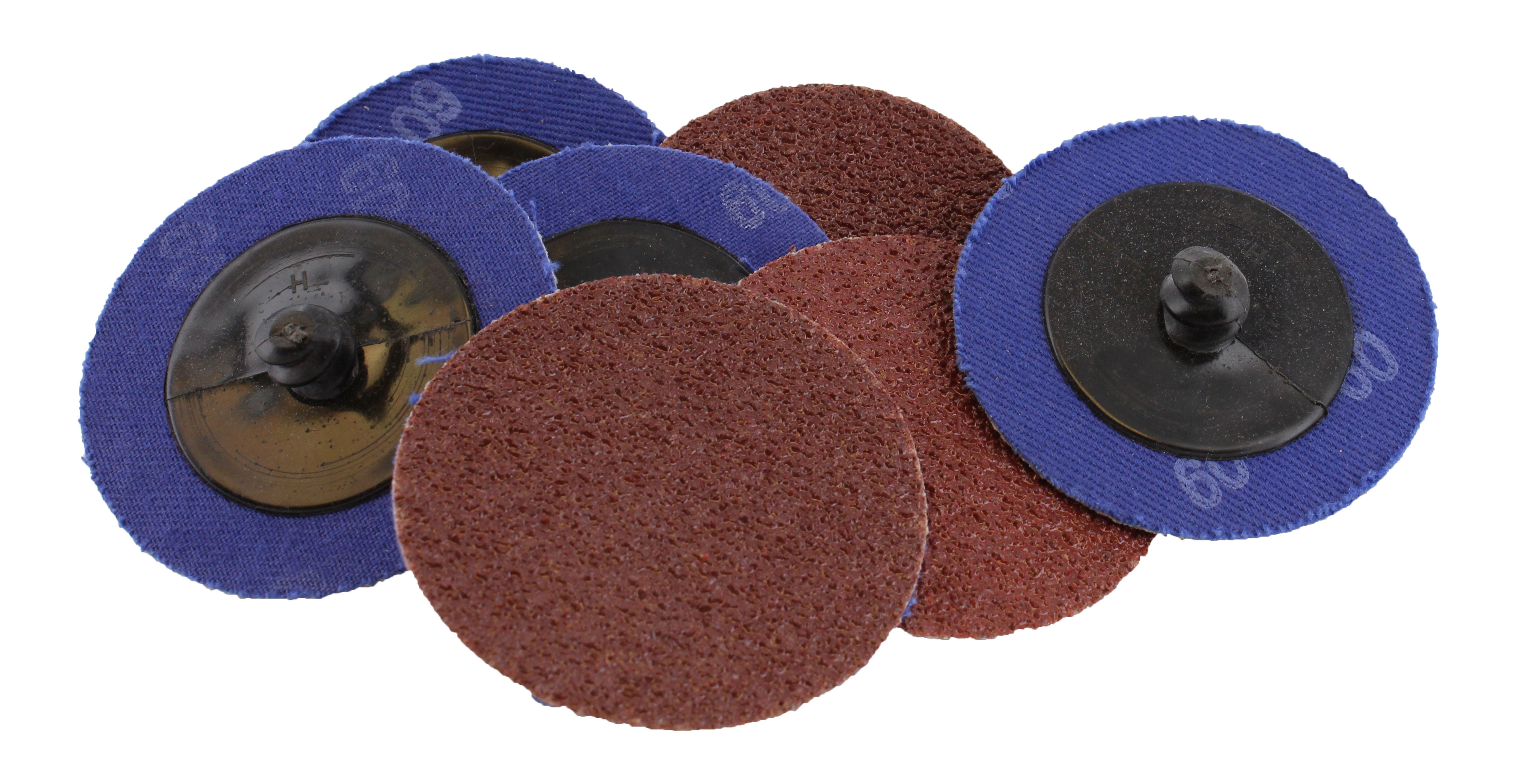 for Abrasive Tools 50pc Join Ware 3 Roll Lock 24 Grit Sanding Discs 