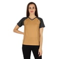 thumbnail image 1 of Inkmeso T-Shirt à Manches Courtes Uni pour Femmes Sportif Décontracté Basique, 1 of 7