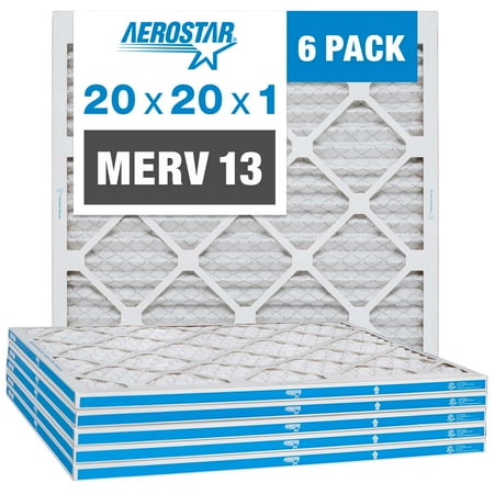 

20x20x1 Aerostar FIlter MERV 13 Air Filter 20x20x1 Box of 6