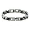 Men's Black Plated Stainless Steel fashion Bracelet