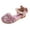 Pink, variant on NOKIO Children'S Glitter Mary Janes Girls' Dress Mary Jane Sandals Kids Little Girls Dress Pumps Glitter Sequins Princess Low Heels Party Dance Shoes Rhinestone Sandals