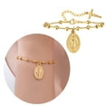 thumbnail image 2 of FENOHREFE Vintage Minimalist Women Bracelet with Snake Chain and Rosary Beads Alloy Jewelry Chain Bracelet for Any Occasion, 2 of 7