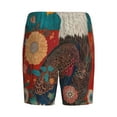 thumbnail image 2 of Lsque Sunflower Bald Eagle Mens Sleep Pajama Shorts,Short Pajama Pants, Cotton Ultra-Soft Knit-Medium, 2 of 9