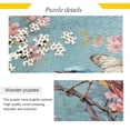 thumbnail image 2 of FREEAMG Beautiful Bird Puzzle 500 Pieces - Wooden Jigsaw Puzzles for Family Games - Suitable for Teenagers and Adults, 20.5"x14.9", 2 of 7