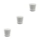 thumbnail image 1 of Wosthever Macetas resistentes a la intemperie para jardinería, macetas decorativas para flores, maceta para bonsái, maceta blanca M + bandeja M Type1 NO1, 1 of 6
