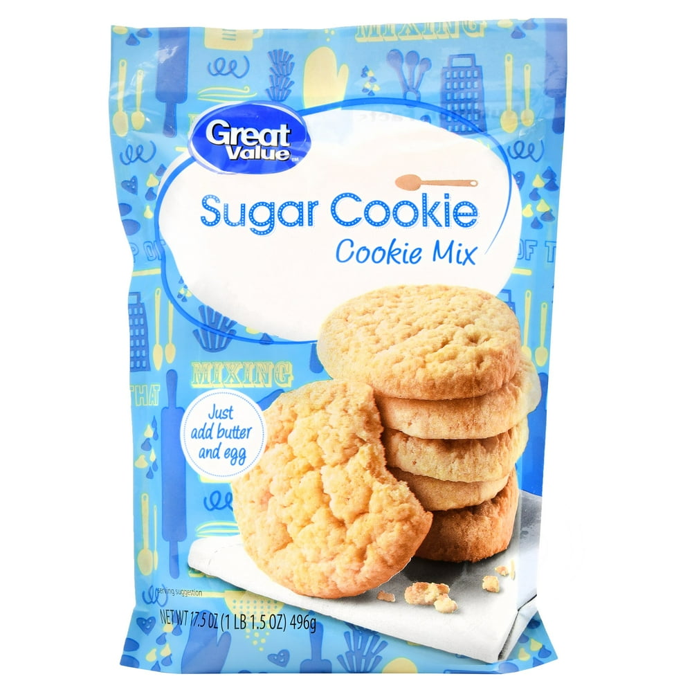 Great Value Cookie Mix, Sugar Cookie, 17.5 oz - Walmart.com - Walmart.com