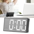 thumbnail image 1 of Reloj Despertador Con Espejo LED, Pantalla De Temperatura Y Humedad, Reloj De Escritorio Alimentado Por USB Para El Hogar Y La Oficina, 1 of 7