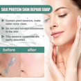 thumbnail image 3 of Silk Goat Milk Handmade Soap Deep Cleansing And Repairing Skin Moisturizing Rejuvenation Silk Goat Milk C, 3 of 5