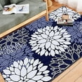 GARENAS Bathroom Rug Outdoor Carpet Outdoor Straw Carpet Reversible