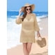 thumbnail image 4 of Vestido de ganchillo SAMPEEL para cubrir las vacaciones en la playa, talla XL, 4 of 5