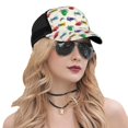 thumbnail image 5 of Lsque Cartoon Sea Turtle Printed Trucker Hat - Baseball Cap for Men Women - Breathable Mesh Side, Adjustable Fit - for Casual Wear, 5 of 7