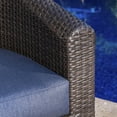 thumbnail image 5 of Dillard Outdoor Aluminum Framed Mix Brown Wicker Swivel Club Chair, 5 of 7