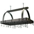 thumbnail image 3 of Old Dutch Rectangular Hanging Pot Rack with Grid & 24 Hooks, Oiled Bronze, 30" x 20.5" x 15.75", 3 of 3
