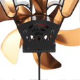 thumbnail image 2 of Blades Vertical Stove Fan, Heat Powered Thermal Fan, Fast Heat Circulation, Handle Design, Stove Top Fan for Fireplace, Gold, 2 of 4