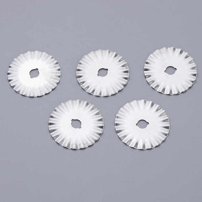 10 Pack 45mm Pinking Rotary Refills Decorative Edge for Quilting, ,  Leather, , Rotary Craft Cutter Tool 