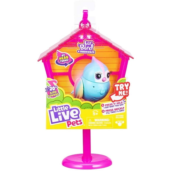 Little Live Pets Lil' Bird y Bird House - Rainbow Tweets - I Little Live Pets N/A