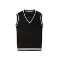 thumbnail image 2 of Otqutp Sweater Vest for Kids Boys Girls V Neck School Uniform Knitted Pullover Comfy Soft Sleeveless Fall Winter Tank Top, 2 of 9