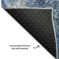thumbnail image 3 of Addison Rugs Mayfield Washable Contemporary Watercolors Navy Rectangle Rug, 1'8" x 2'6", 3 of 5