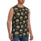 thumbnail image 2 of Fotbe funny Retro Skull Men's Camiseta sin Mangas Estampada para Hombres, Playera Casual para Gimnasio, Entrenamiento, Playa-Small, 2 of 7