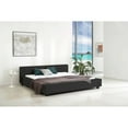 Greatime B1142 Modern Platform Bed, California King, White