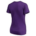thumbnail image 3 of Women's East Carolina Pirates Paint It Purple V-Neck T-Shirt, 3 of 3