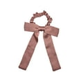 thumbnail image 2 of Time and Tru Women's Long Bow Hair Ties, 3-Pack, Blush, 2 of 7