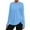 Blue(New), variant on PFRNLF Long Sleeve Workout Shirts for Women No Boundarie Lightweight UPF 50+ UV T Shirts Gym Athletic Quick Dry Tops