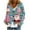 Sky Blue, variant on Womens Christmas Outfit Flannel Sweater Cardigans Button Down Plus Size Santa Claus Xmas Tree Pattern Holiday Coat (4XL, Mint Green)