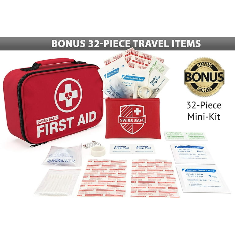 Johnson & Johnson First Aid To Go Portable Mini Travel Kit, 12