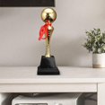 thumbnail image 6 of MERIGLARE Spherical Trophy Golden Ballon Football Soccer Trophies Winner Award Cup for Office Decoration ,Sports Tournaments Fans Gifts 33cm, 6 of 8