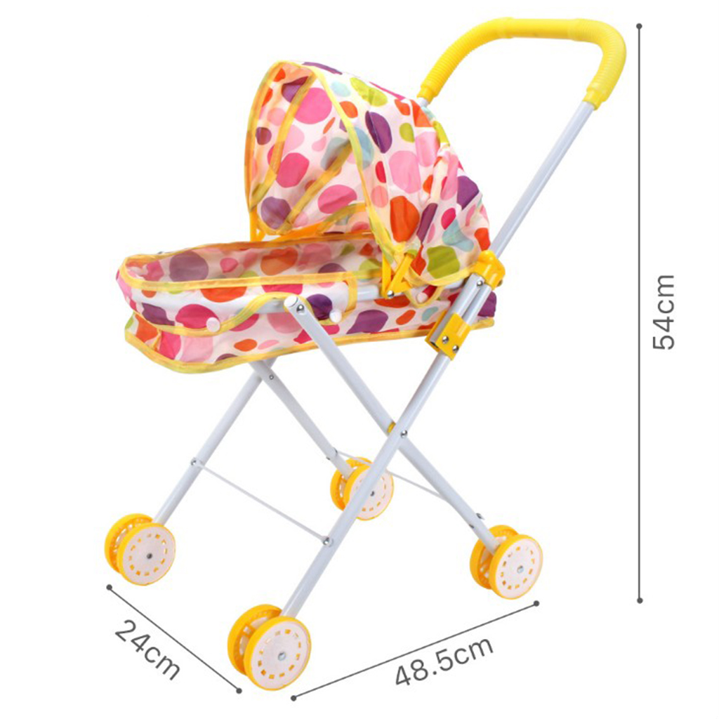 Gazechimp Lightweight Foldable Baby Doll Stroller Chair, 24 x 48.5 x 54cm