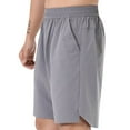 thumbnail image 5 of Xysaqa Men's Shorts Casual Elastic Waist Basketball Shorts Comfy Lounge Short Pockets Gym Workout Shorts for Jogging Running M-2X Summer Savings, 5 of 5
