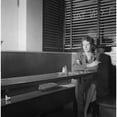 thumbnail image 2 of Young Woman Sitting Alone In A Washington History (24 x 36), 2 of 2