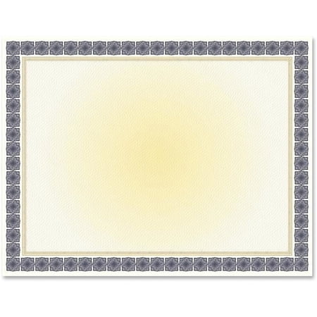 8.5 x 11 in. Award Certificates Burgundy Gold Foil - Blue