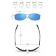 thumbnail image 4 of Gafas de sol ZHILE rectangulares polarizadas Al-Mg Alloy UV400, 4 of 6