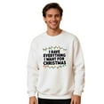 thumbnail image 3 of Christmas Couples Sweatshirts Holiday His and Her Sweatshirts Matching Xmas Outfits Long Sleeve Funny Vacation Shirts White, S, 3 of 6