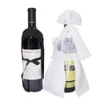 thumbnail image 3 of Handmade Wedding Decorations Bride Groom Design Wine Bottle Covers 2-Pcs Set, 3 of 3