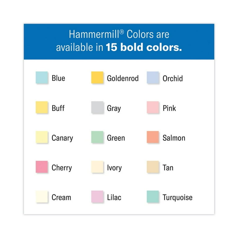Hammermill, Colors Copy Paper, HAM102269, Lilac, 8.5