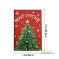 thumbnail image 4 of JOOCAR Merry Christmas Tree Garden Flag for Winter Christmas Home Outdoor Garden Yard Door Decor 12x18 inch, 4 of 5