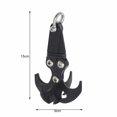 thumbnail image 2 of Naiovety Gancho de agarre, garras de escalada, gancho de gravedad Guyline para acampar, garra plegable de supervivencia de acero inoxidable, accesorios Escalada Naiovety OD009290-00, 2 of 6