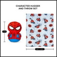 thumbnail image 6 of Spiderman Blanket and Character Hugger - Bundle with Kids and Teens Throw, Huggable Pillow, Stickers, More for Boys | Spiderman Blanket Size 50" x 60", 6 of 8